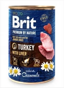 Brit Premium By Nature Puszka Indyk z Wątróbką 800g - Mokra karma dla psów - miniaturka - grafika 3