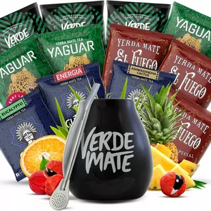 Zestaw startowy Yerba Mate Tykwa Bombilla 12x - Yerba Mate - miniaturka - grafika 1
