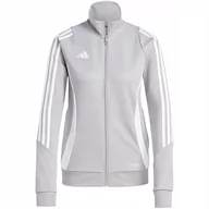 Bluzy damskie - Bluza damska adidas Tiro 24 Training szara IR9500 L - miniaturka - grafika 1