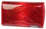 Portfele - Portfel Damski Skórzany JENNIFER JONES Skóra Licowa Duży Z Suwakiem Lakierowany RFID JJ5261-2 15,5 x 10 x 4 [cm] - miniaturka - grafika 1