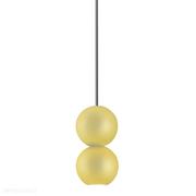 Lampy sufitowe - Nowoczesna lampa wisząca, 2 kule (kolory Pantone) Bola Bola LED Loftlight - miniaturka - grafika 1