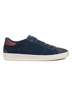 Trampki męskie - Geox Sneakersy "Warley" w kolorze granatowym - miniaturka - grafika 1