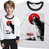 Piżamy dla dziewczynek - Piżama dziecięca Godzilla Japoński Potwór 110/116 - VoloDonum - miniaturka - grafika 1