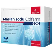 Układ pokarmowy - Colfarm Maślan Sodu 600 mg, 60 kapsułek - miniaturka - grafika 1