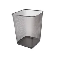 Kosze biurowe - Kosz na śmieci 18l metalowy kwadratowy Q-CONNECT Office Set /KF18471/ - miniaturka - grafika 1