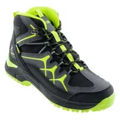 Buty dla dziewczynek - Hitec, Buty dziecięce, wysokie, Miko Mid WP Teen, Black/Dark Grey/Lime, 40 - miniaturka - grafika 1