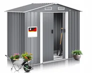Place zabaw - Metalowy domek ogrodowy KESSER 3,4 m³ Szary darmowa wysyłka - miniaturka - grafika 1