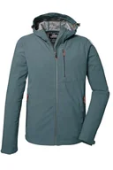 Kurtki męskie - killtec Męska kurtka softshellowa/kurtka outdoorowa z kapturem KOS 259 MN SFTSHLL JCKT, North Atlantic, XXL, 41367-000 - miniaturka - grafika 1