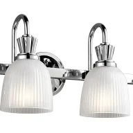 Lampy ścienne - Kinkiet Cora - kolor biały, srebrny - KL/CORA4 BATH - miniaturka - grafika 1