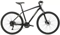 Rowery - Rower crossowy męski KROSS EVADO 5.0 M 28" L (21") CZARNY ZIELONY - miniaturka - grafika 1
