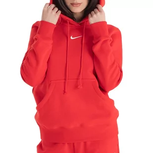 Bluza Nike Sportswear Phoenix Fleece DQ5872-657 - czerwona - Bluzy sportowe damskie - miniaturka - grafika 1