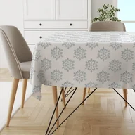 Obrusy i serwetki - Obrus WINTER wzór BN59 | Błękitne płatki śniegu 150 x 240 cm - miniaturka - grafika 1