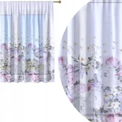 Firany - Firana Gotowa 300x150 Woal Barwiona Wzór Na Żabki - miniaturka - grafika 1