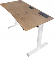 Biurka - Biurko Zdesk AD-114W-GNB Brązowe 138 cm x 68 cm - miniaturka - grafika 1