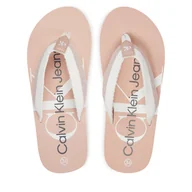 Buty dla dziewczynek - Japonki Calvin Klein Jeans V3A8-80843-0058 S Różowy - miniaturka - grafika 1