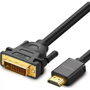 UGREEN Ugreen kabel DVI na HDMI lub HDMI na DVI (24+1), rozdzielczość do 1080p/Full HD/HD 1920x1200, pozłacane styki (10135) - Kable komputerowe i do monitorów - miniaturka - grafika 1