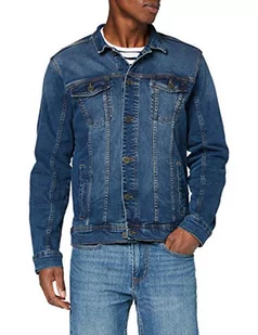 Blend BHBHNARIL odzież wierzchnia, męska kurtka dżinsowa, przejściowa, Denim Dark Blue (200292), XL - Kurtki męskie - miniaturka - grafika 1