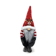 Ozdoby bożonarodzeniowe - Stojący skrzat w sztruksowych spodniach 66 cm - miniaturka - grafika 1