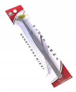 PĘSETA CUKIERNICZA STALOWA wygięta 19,5cm SZCZYPCE - Pozostałe akcesoria kuchenne - miniaturka - grafika 1