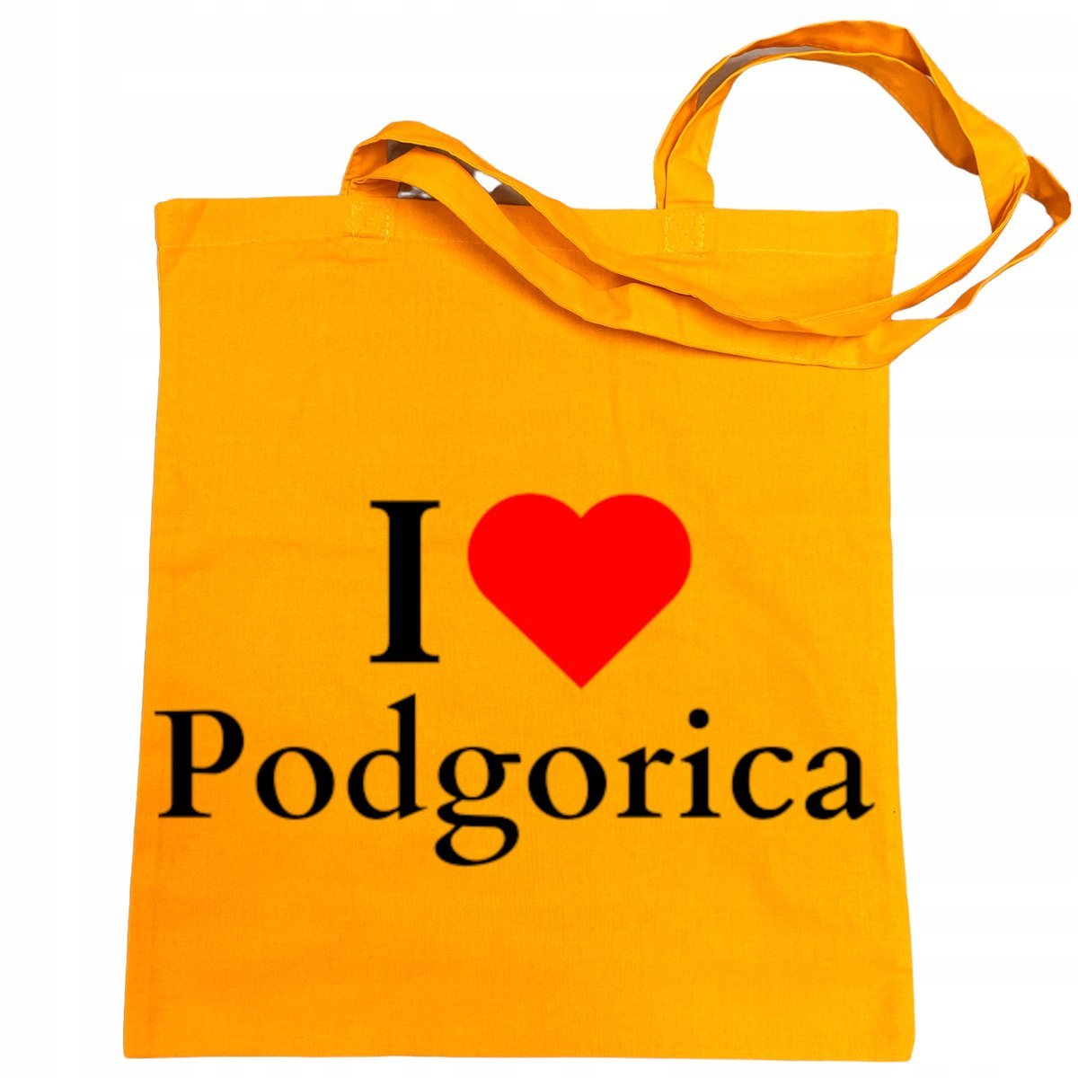 Torba na zakupy nadruk I Love Podgorica Kocham Czarnogóra