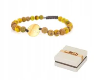 Bransoletki - Bransoletka Baran, Złoto Połączone z Jaspisem BZ8 - miniaturka - grafika 1