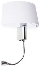 AMADEO OVAL WHITE + 3W LED - Lampy ścienne - miniaturka - grafika 1