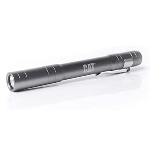 GRAZTAI Caterpillar CAT Aluminium LED Pocket Light/latarka inspekcyjna/lampa robocza, C2210, 100 lm, 2 x baterie AAA, kolor szary/srebrny, Taglia unica, CT2210