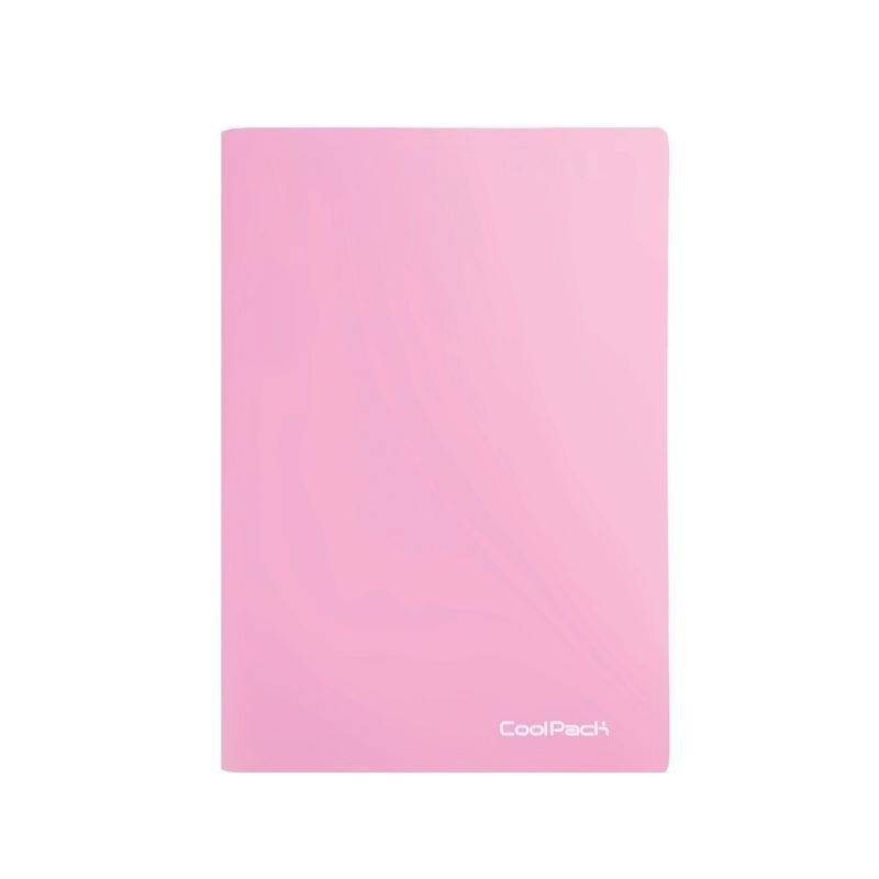 CoolPack, Zeszyt A5 PP linia 60k Pastel, Różowy