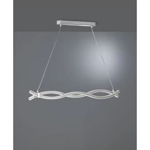 Trio RL Wave R32352107 lampa wisząca zwis 1x16W LED 3000K nikiel mat / biały - Lampy sufitowe - miniaturka - grafika 1