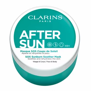 Clarins After Sun Sos Sunburn Soother Mask (100ml) - Kosmetyki po opalaniu - miniaturka - grafika 1