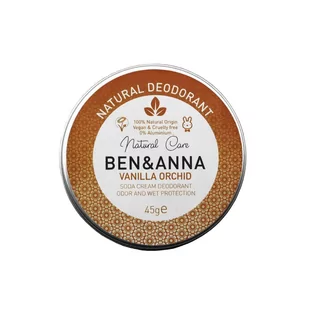 DEZODORANT W KREMIE VANILLA ORCHID 45 g - BEN&ANNA - Dezodoranty i antyperspiranty dla kobiet - miniaturka - grafika 1