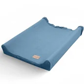 Przewijaki - Muślinowy pokrowiec na przewijak Cotton Color - Niebieski, Albero Mio - miniaturka - grafika 1