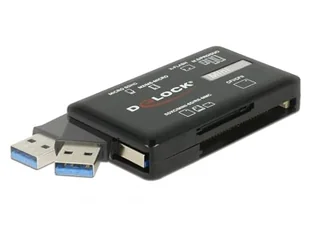 Delock SuperSpeed czytnik kart USB do CF/SD/MicroSD/MS/M2/xD - Czytniki kart pamięci - miniaturka - grafika 1