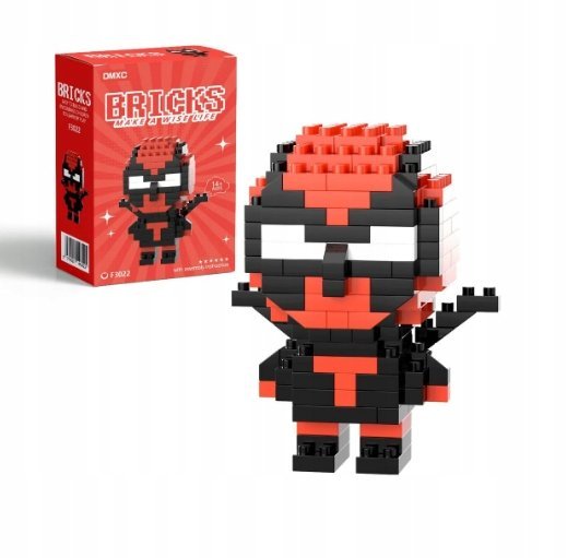Klocki Deadpool Figurka Superbohater 3D Marvel Prezent