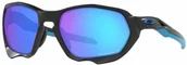 Okulary przeciwsłoneczne - Oakley Okulary przeciwsłoneczne PLAZMA Matte Black/Prizm Sapphire Polarized OO9019-08 - miniaturka - grafika 1