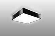 Lampy ścienne - Sollux Lighting Plafon HORUS 25 czarny SPANISH ORANGE - miniaturka - grafika 1