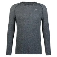 Koszulki sportowe męskie - Koszulka z długim rękawem do biegania męska Odlo ESSENTIAL SEAMLESS - miniaturka - grafika 1