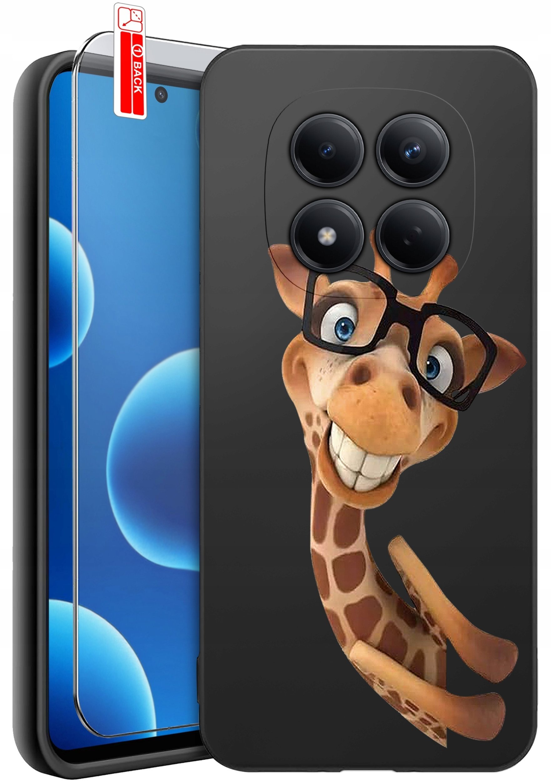krainaGSM Etui Do Xiaomi Redmi Note 15 Pro 5G Wzory Silikonowe Matt Case + Szkło