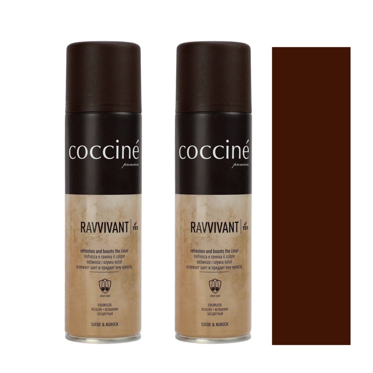 2x Ravviant do Nubuku Ciemny Brąz 19 250 ml