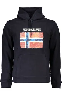 NIEBIESKA BLUZA BEZ ZAMKA MĘSKA NAPAPIJRI - Napapijri - Bluzy męskie - miniaturka - grafika 1