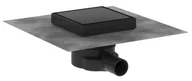 Odpływy liniowe - Hansgrohe RainDrain Point - Odpływ punktowy, 15x15 cm, czarny mat 56249670 - miniaturka - grafika 1