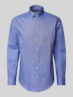 Koszule męskie - Koszula casualowa o kroju regular fit z kołnierzykiem typu button down - miniaturka - grafika 1