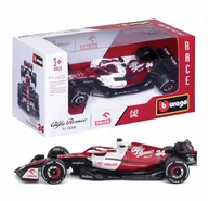 Samochody i pojazdy dla dzieci - BOLID F1 Alfa Romeo ORLEN C42 Zhou 1:43 BBURAGO - miniaturka - grafika 1