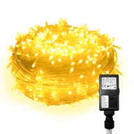 Oświetlenie świąteczne - 20M 200 lampek choinkowych Lampki choinkowe LED w kolorze ciepłej bieli 8 trybów oświetlenia Impreza Ogród Wewnętrzne Zewnętrzne Lampki Choinkowe Dekoracja - miniaturka - grafika 1