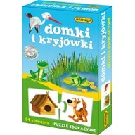 Puzzle - Adamigo Puzzle Eduk. - D omki i Kryjówki WGADME0UC009558 - miniaturka - grafika 1