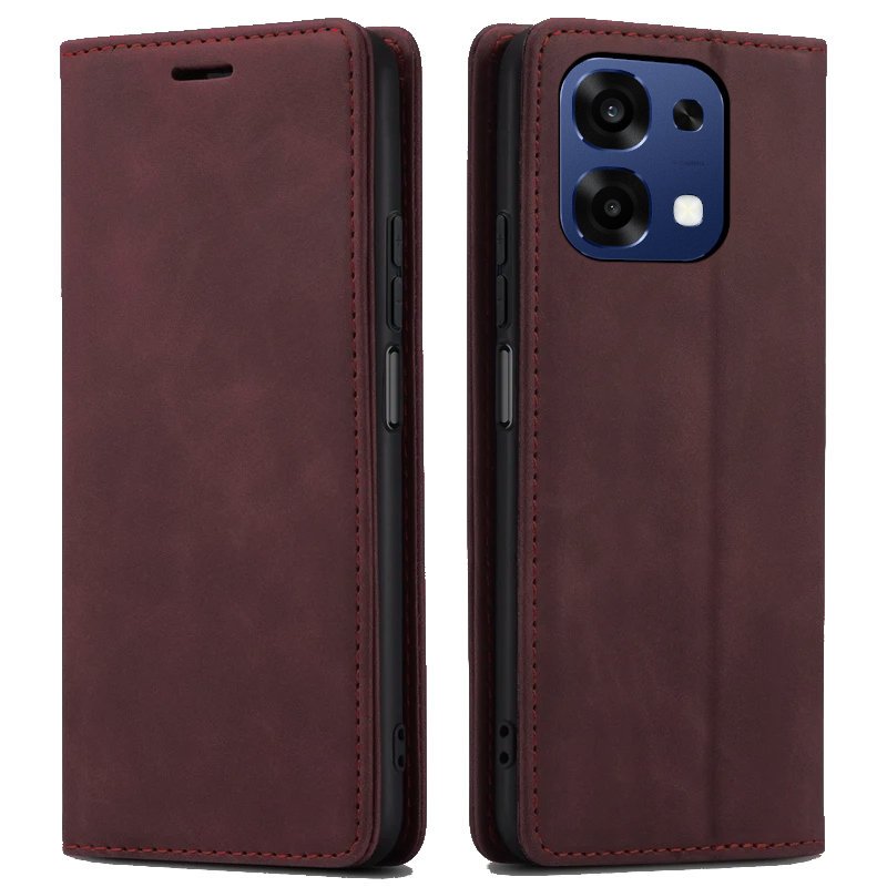 Etui do Oppo A6 Pro 5G PORTFELOWE SKÓRZANE ZAMYKANE NA KLAPKĘ