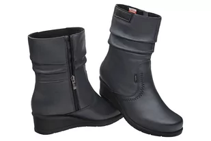 Botki AXEL Comfort 4418 Marine Gold na Haluksy ocieplane Kosela Medic 9418 - Botki damskie - miniaturka - grafika 4