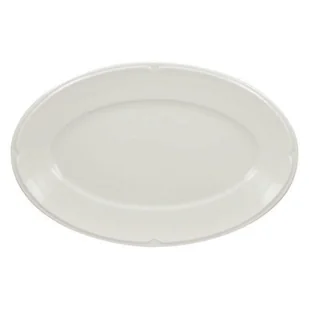 PORCELANA RAK Anna półmisek owalny 32x21 cm kość słoniowa - Miski i półmiski - miniaturka - grafika 1