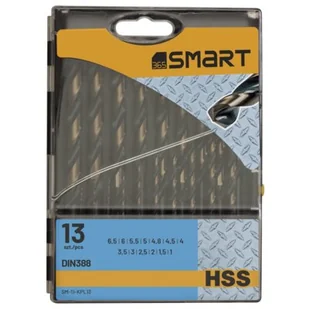 SMART Zestaw wierteł SMART SM-11-KPL13 13 elementów) - Wiertła - miniaturka - grafika 1