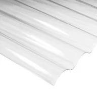 Pokrycia dachowe - Płyta z poliwęglanu bezbarwna fala 76/18, 840 x 2500 Robelit - miniaturka - grafika 1